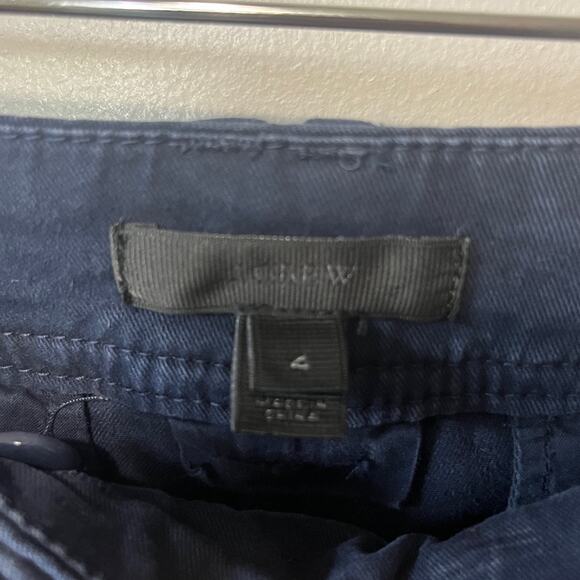 J. Crew Pants Womens Hi Waist Cotton Spring Flare Leg Casual Preppy Chinos 4 - Picture 7 of 9